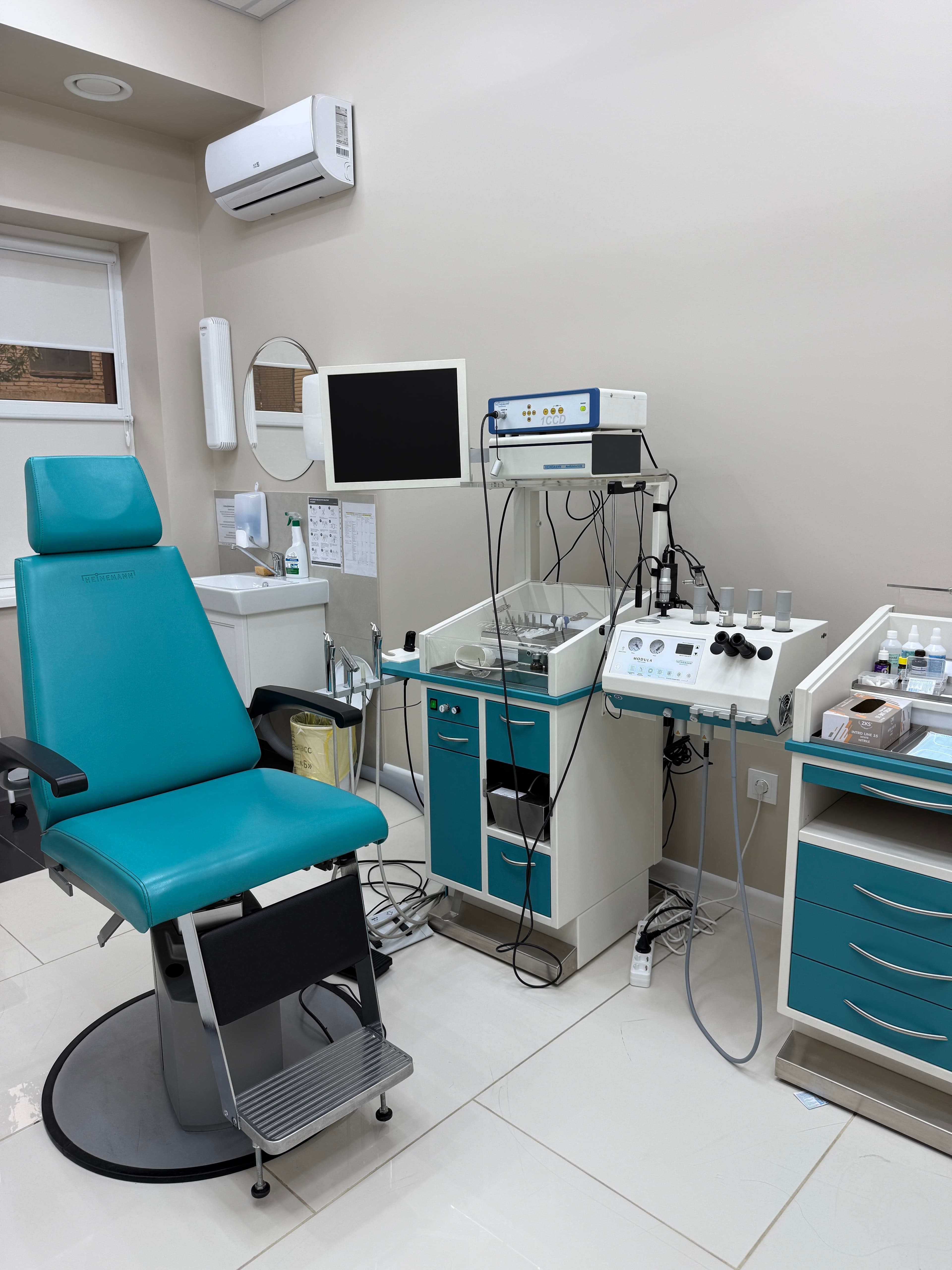 Кабинет ЛОР-врача с современным оборудованием